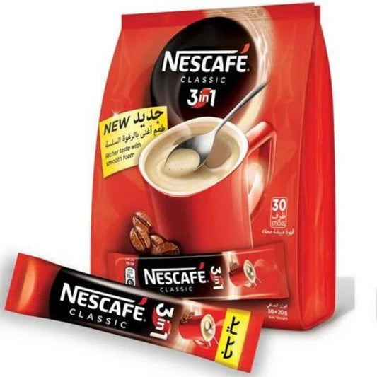 Nescafe 3 in 1 Classic Pouch 10x30x20g
