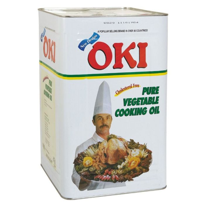 Oki Vegetable Oil Square Tin 18ltr