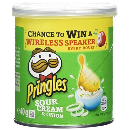 Pringles Chips Sour Cream &Onion 12x40gm
