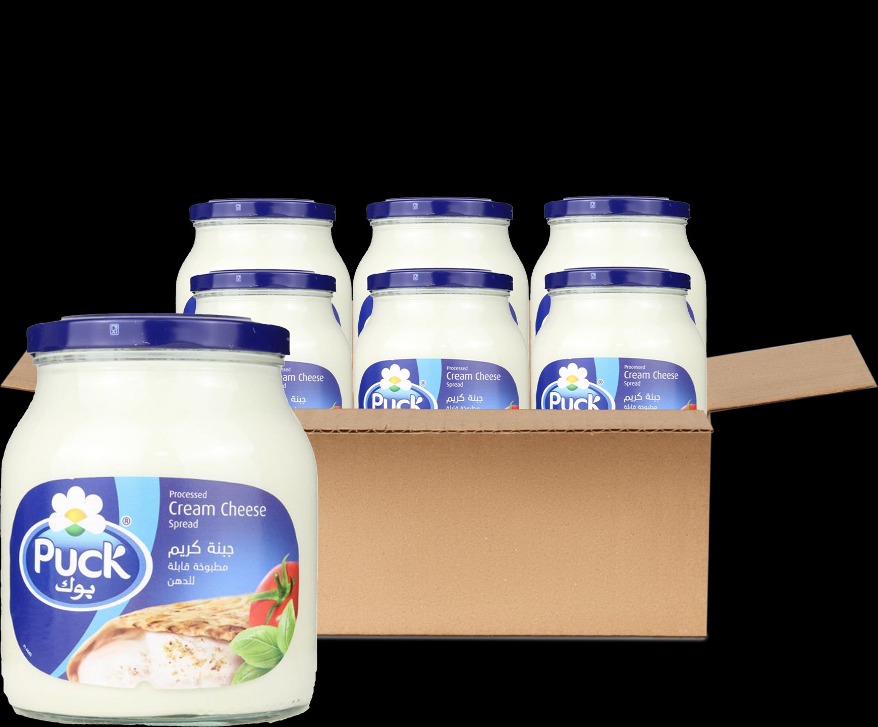 Puck Cheese Jar (B) 6x910gm