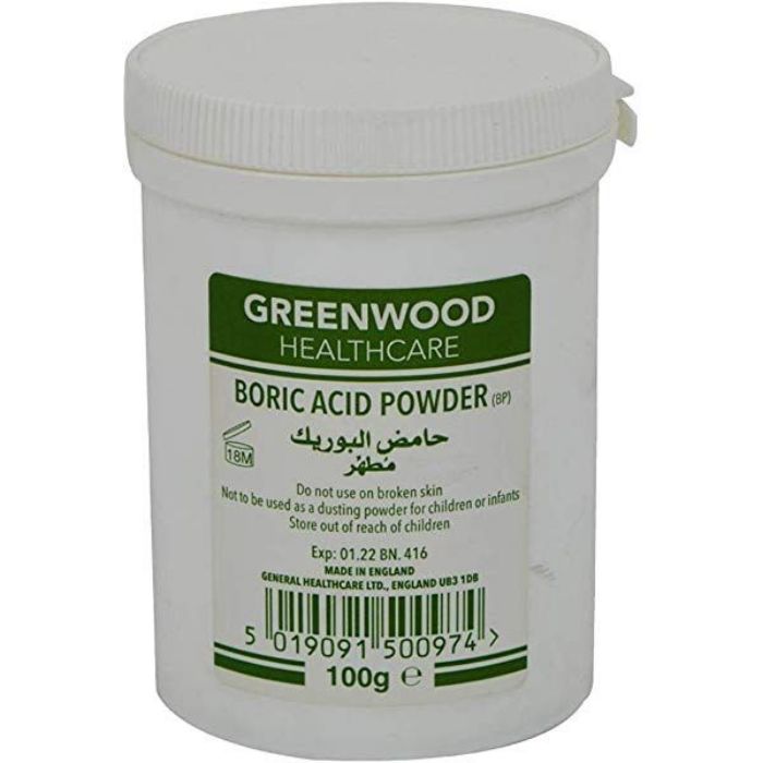 Greenwood Boric Acid Powder Englad 1x216