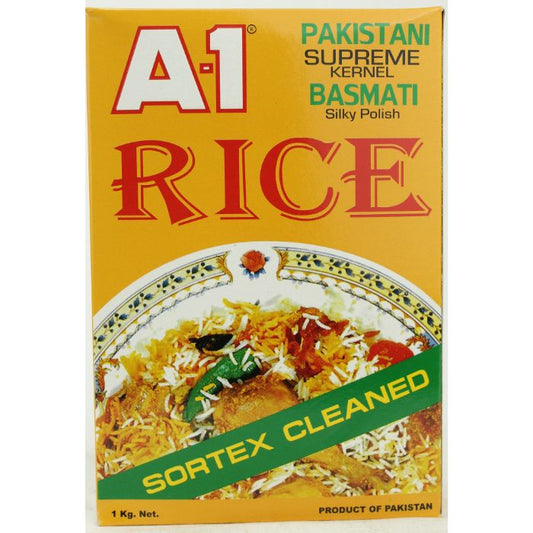 A1 Yellow Super Kernal Basm. Rice 20x1kg