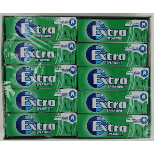 Extra Chewing Gum Sprmint Grn PLT 30x14g