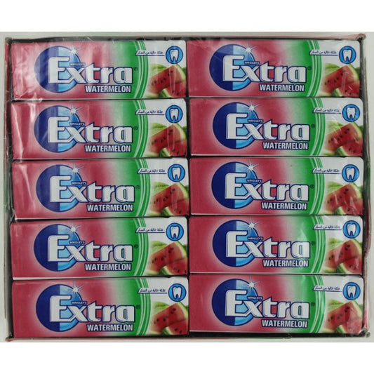 Extra Chewing Gum Water Melon 20x30x14gm