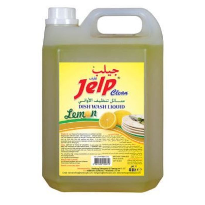 Jelp Clean Dishwash Lemon 4x5ltr