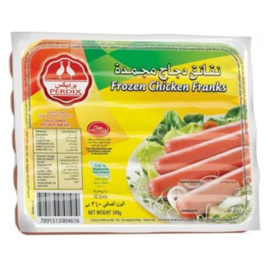 Perdix Chicken Franks (Sausage)24x340gm