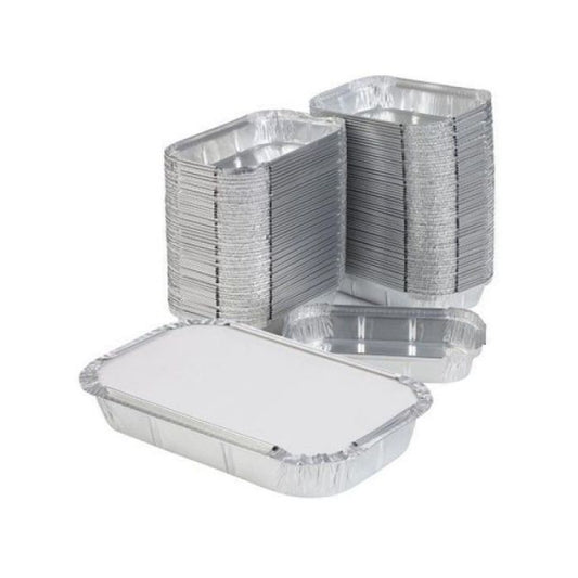 Aluminium Container+Lid(8342)(S) 20x50pc