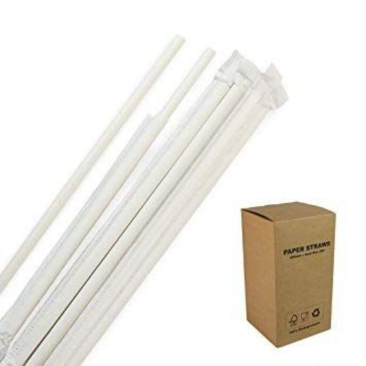 Straw With Paper Wrap 40x250pcs