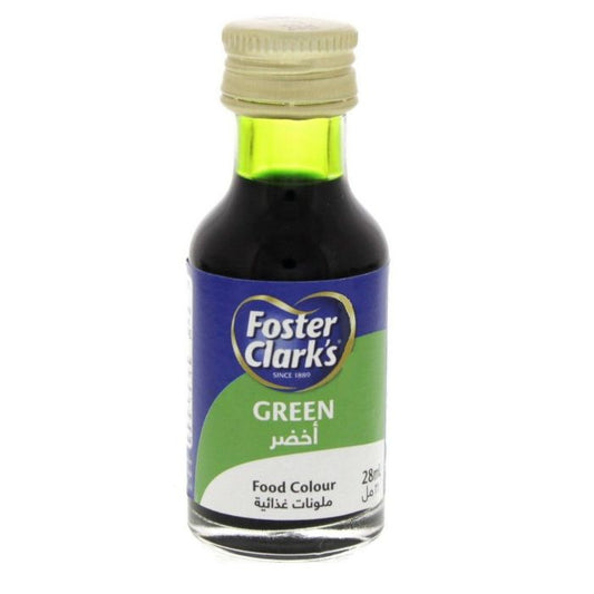 Foster Clark Green Food Colour 6x12x28ml