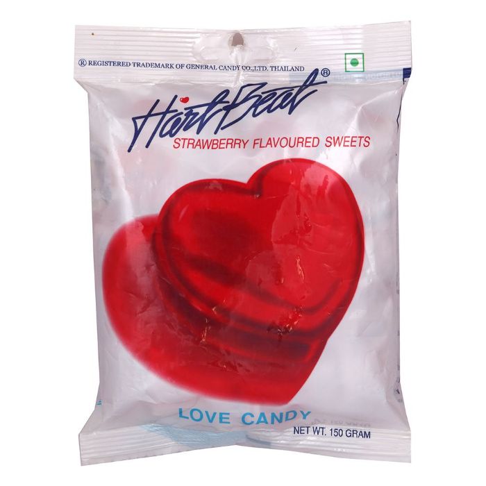 Heart Beat Love Candy (Strawb.) 40x150gm