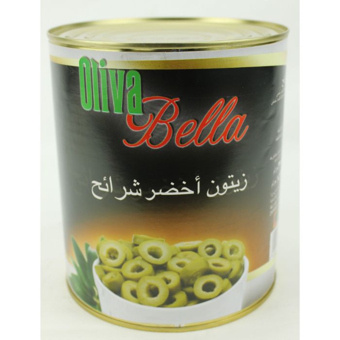 Sliced Olives Green 6x3kg