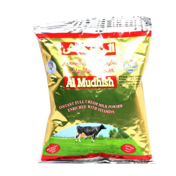 Al Mudhish Milk Powder (Pkt) 24x400gm