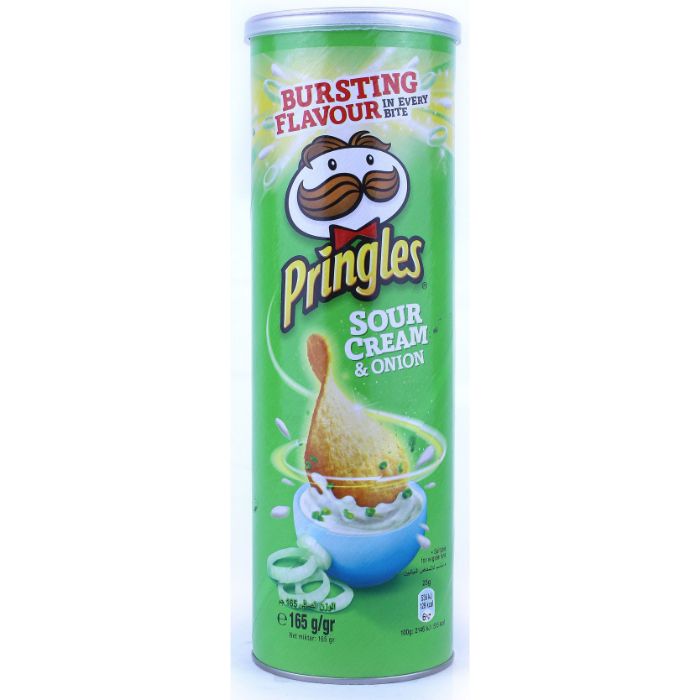 Pringles Chips Sour Cream&Onion 19x165gm