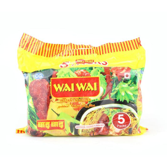 Wai Wai Noodles Chicken 12x5x70gm