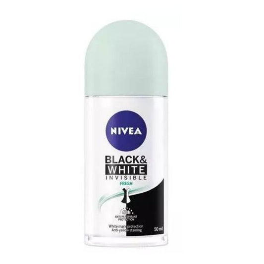 Nivea Roll On Black & White (W) 50ml 