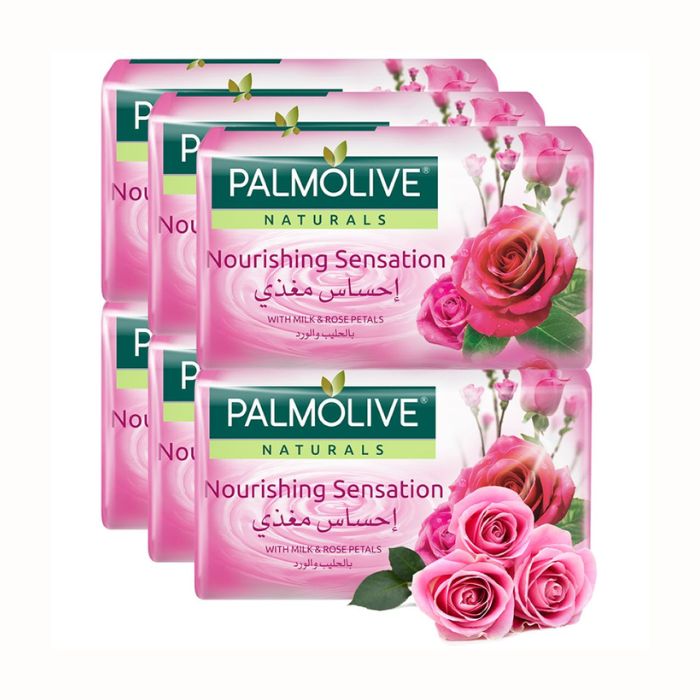 Palmolive Soap Milk&Rose Oil 8x(6x170gm)