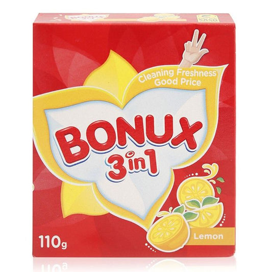 Bonux Detergent Pwdr HS Lemon 72x110gm