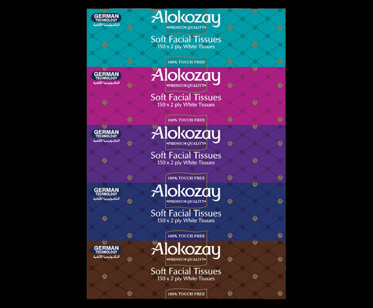 Alokozay Facial Tissue 6x5x150 Sheets