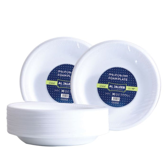 Al Jaleeb Foam Plate(B)10Inch 20x25pcs