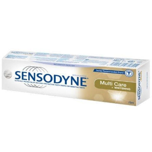 Sensodyne T/Paste M/Care+Whitng12x75ml
