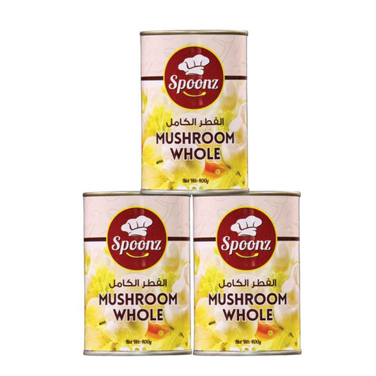 Spoonz Mushroom Whole 4x6x400gm