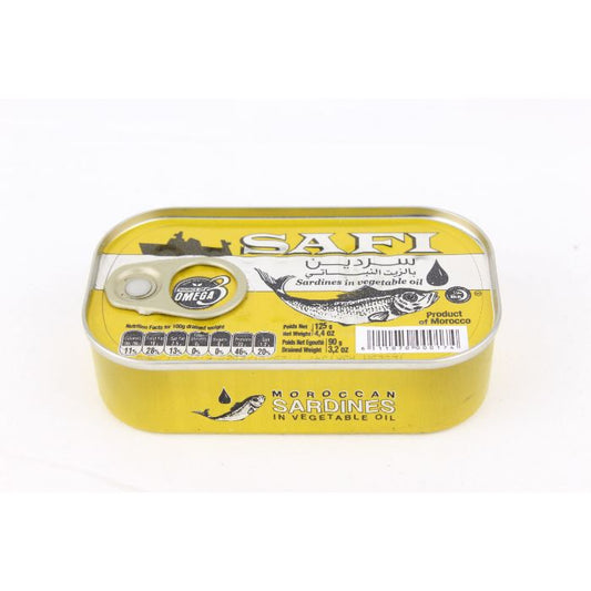 Safi Sardine In Veg Oil (Normal) 50x125g