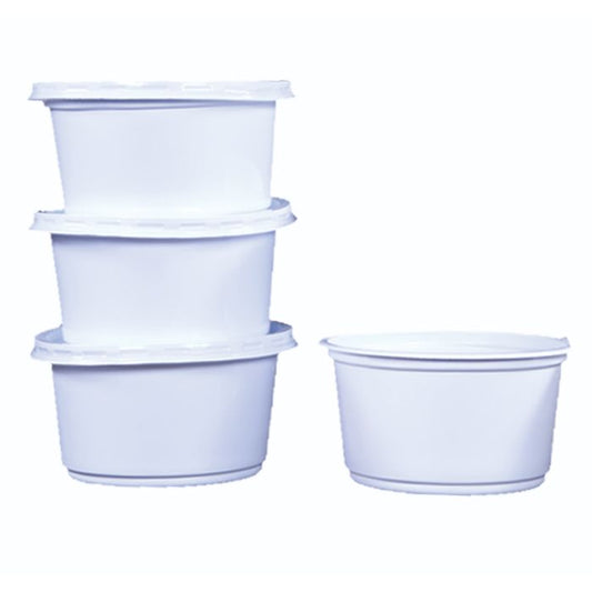 Al Jaleeb Plastic Bowl+Lid [M]400Cx20x50