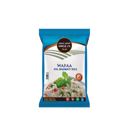 Uncle J`s Wafaa Steam Basmati Rice 35kg