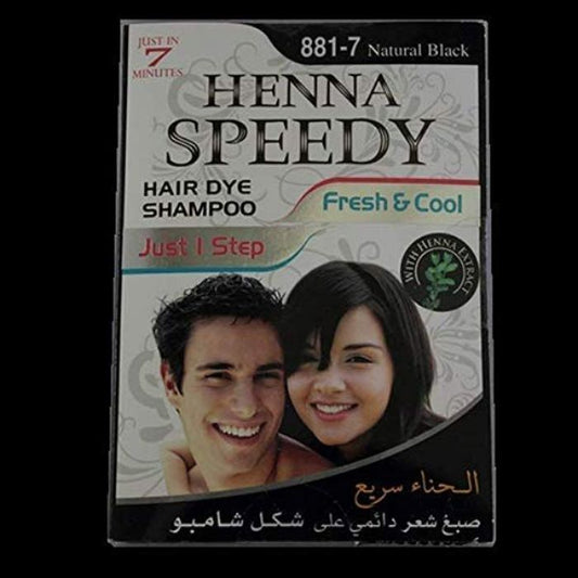 HennaSpeedy H/Dy Shamp.N/Blk 881-7 20x12