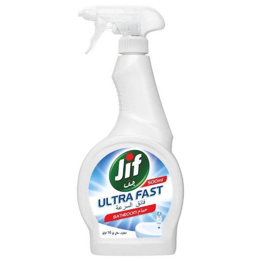 Jif Ultra Fast Bathroom Cleaner 12x500ml
