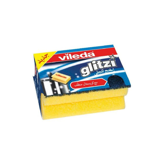Vileda Glitzi Sponge Scourer 3pcs 1x144