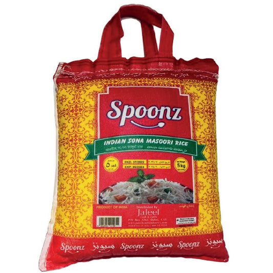 Spoonz Sona Masoori Rice 8x5kg