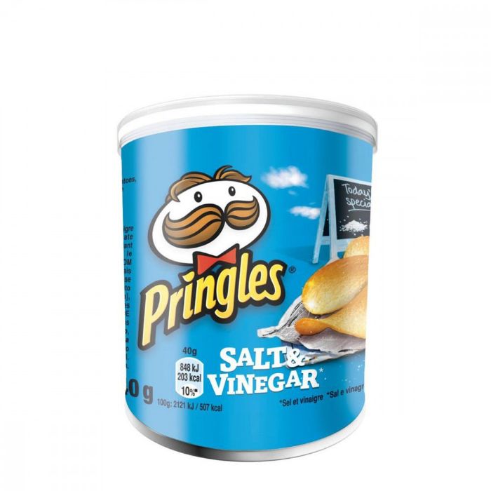 Pringles Chips Salt & Vinegar 12x40gm