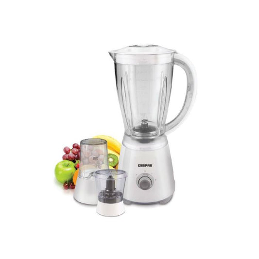 Geepas 2In1 P/Jar Blender (400w)6x1.5Ltr