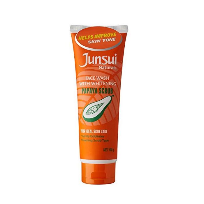 Junsui Face Wash Papaya Scrub 24x6x100gm