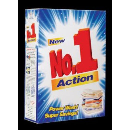 No 1 Action Detergent Powder 48x100gm
