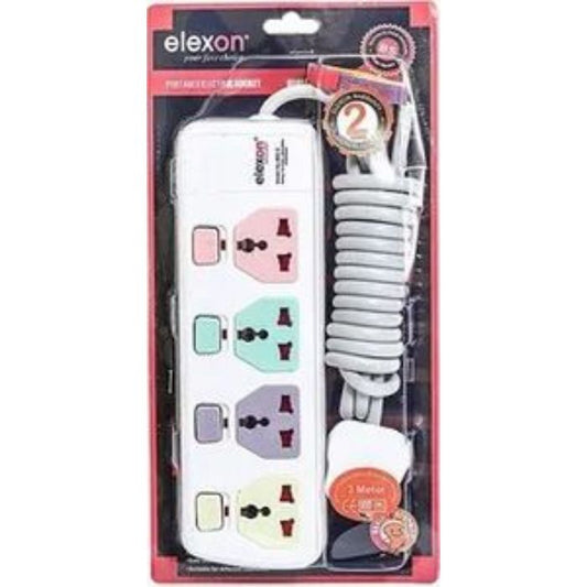 Elexon Power Bar 4Way 3Mtrs
