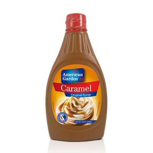 American Garden Caramel Syrup 12x24oz