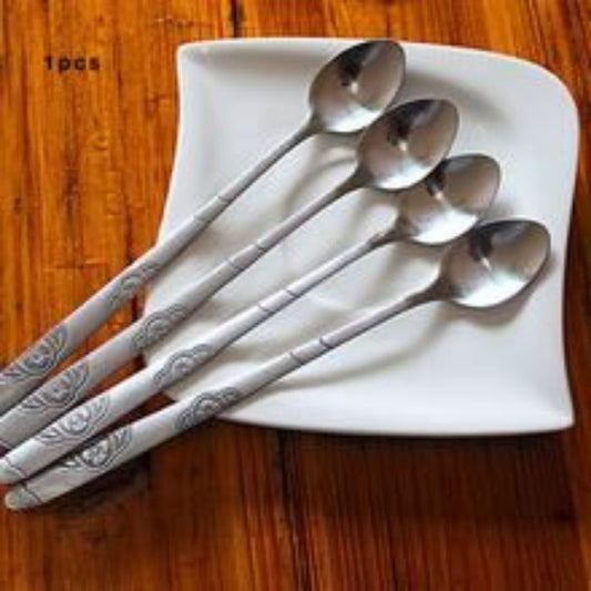 Steel Spoon PrintedSmall(3) 6pcsYW1x100