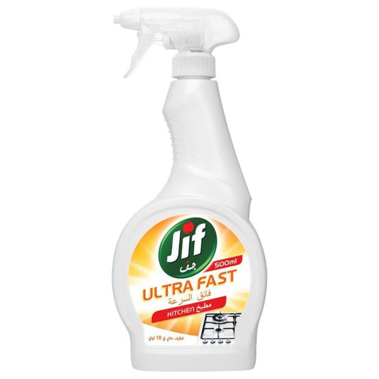 Jif Ultra Fast Kitchen Cleaner 12x500ml