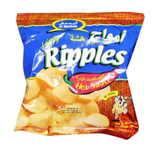 Ripple Chips Hot Sauce (Amwaj) 96x15gm