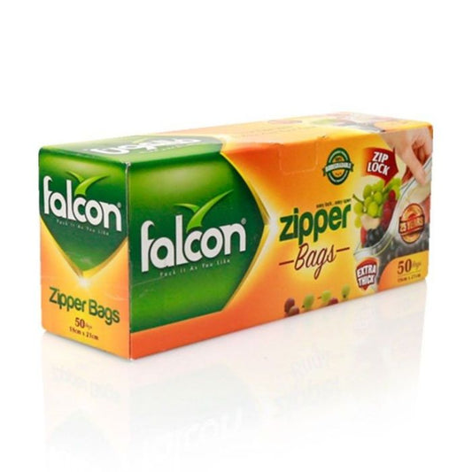 Falcon Freezer Zipper Bag21x18cm 24x50's