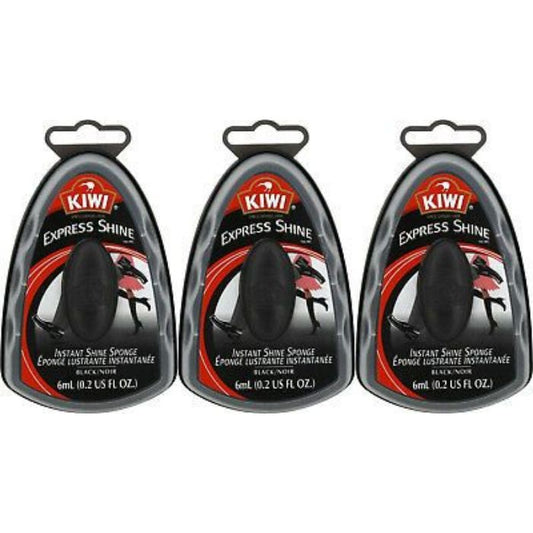 Kiwi Express Shine Sponge Black 1x6Pcs