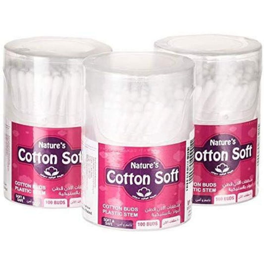 Nature's Cotton Buds 8x4x200pcs