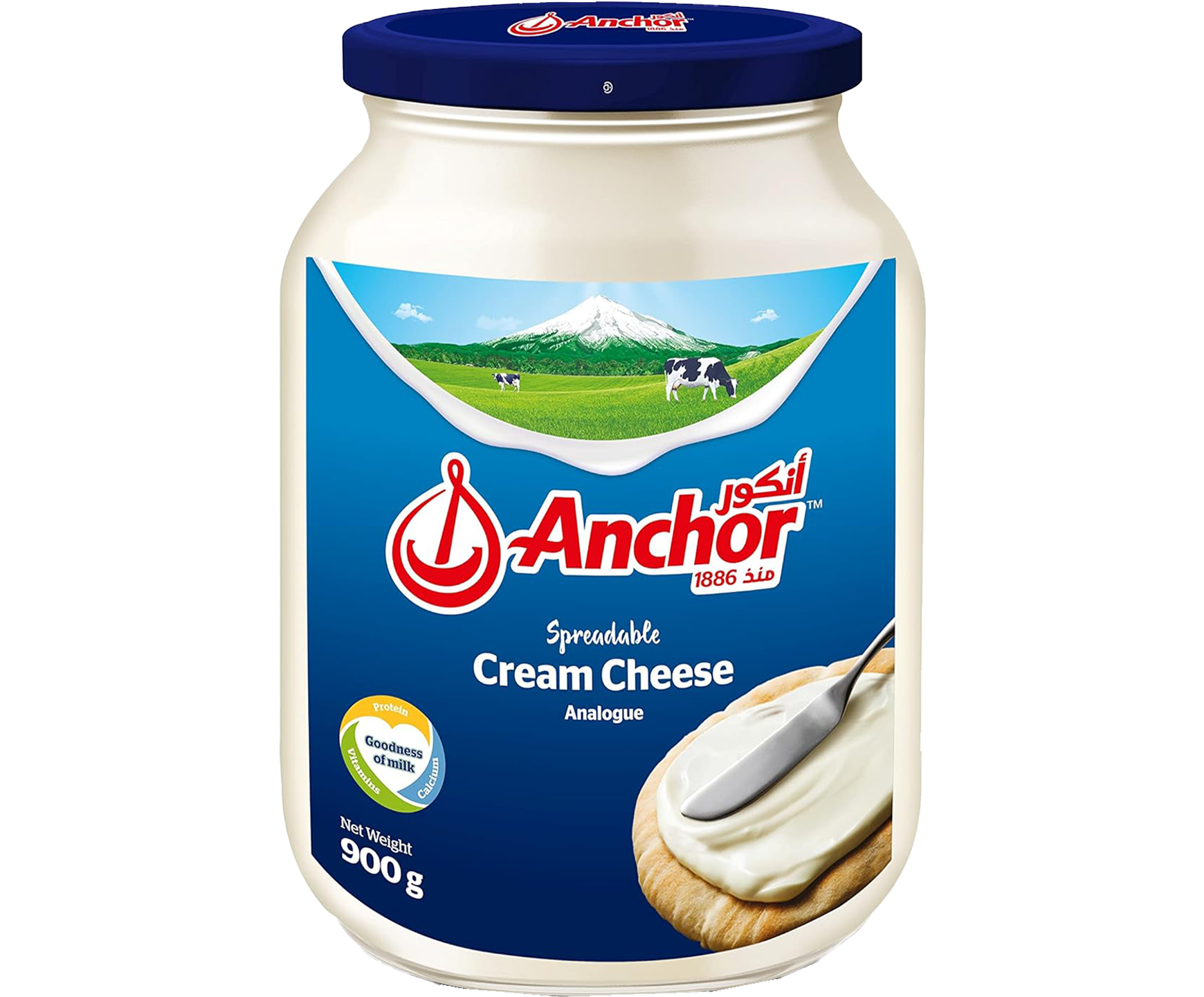 Anchor Blue Spread Cheese Jar 6x900gm