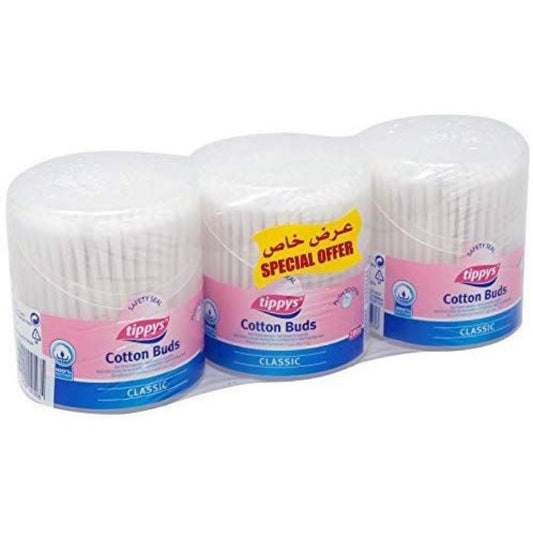 Tippys Cotton Buds S/Offer 100's 8x3pcs