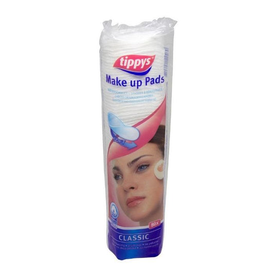 Tippys Make Up Pads Round 8x3x80pcs