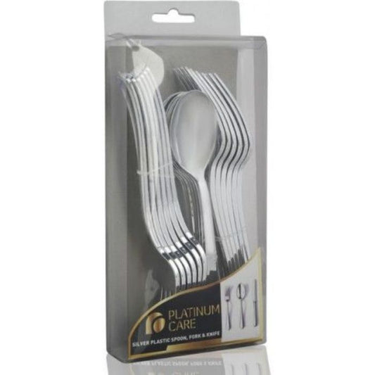 Platinum Care- 24 Pcs Silver Knife