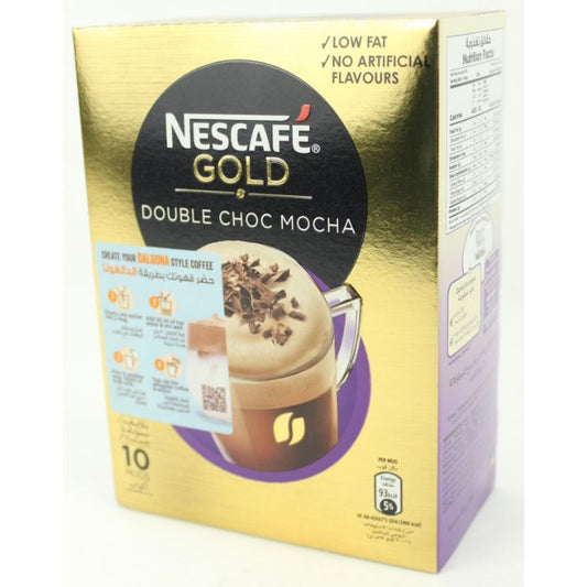 Nescafe Gold Dbl Choc Mocha 10x10x23.5g