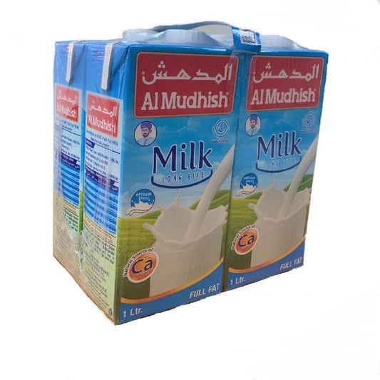 Al Mudhish Long Life Milk 3x4x1Ltr